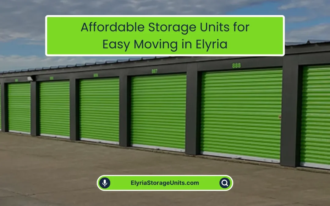 Affordable Storage Units for Easy Moving in Elyria (2025)