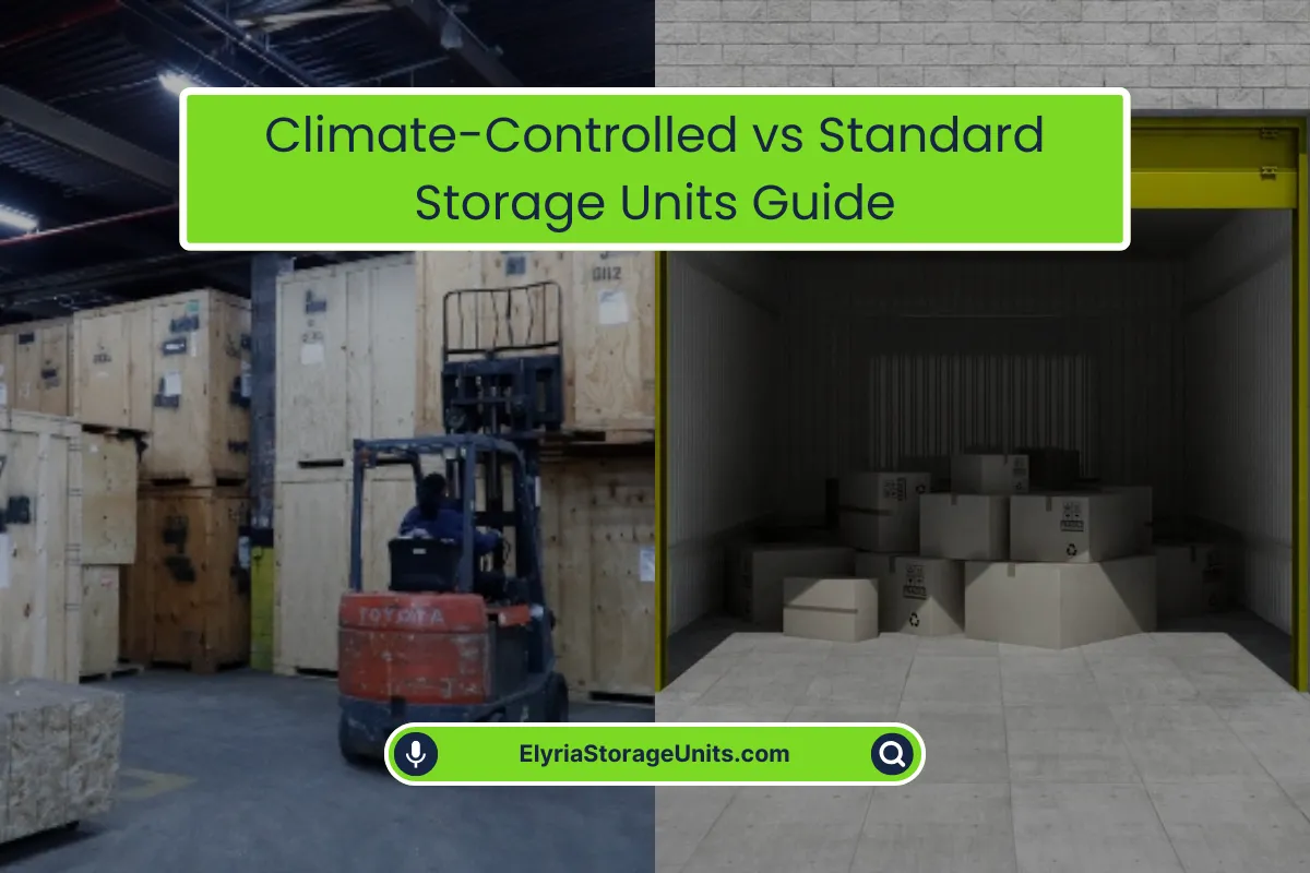 Climate-Controlled vs Standard Storage Units Explained Climate-Controlled vs Standard Storage Units Explained