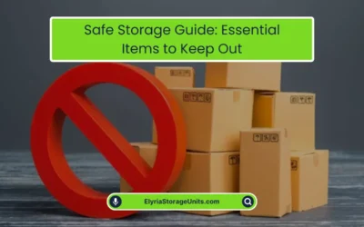 Our Blog: Simplify Your Storage Needs 11 Safe Storage Guide: Essential Items to Keep Out (2025)