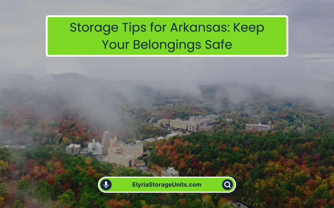 Storage Tips for Arkansas: Keep Your Belongings Safe (2025)