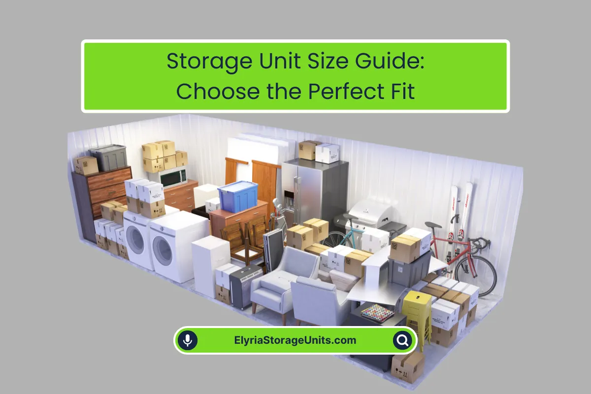 Storage Unit Size Guide Choose the Perfect Storage Unit Size Guide Choose the Perfect
