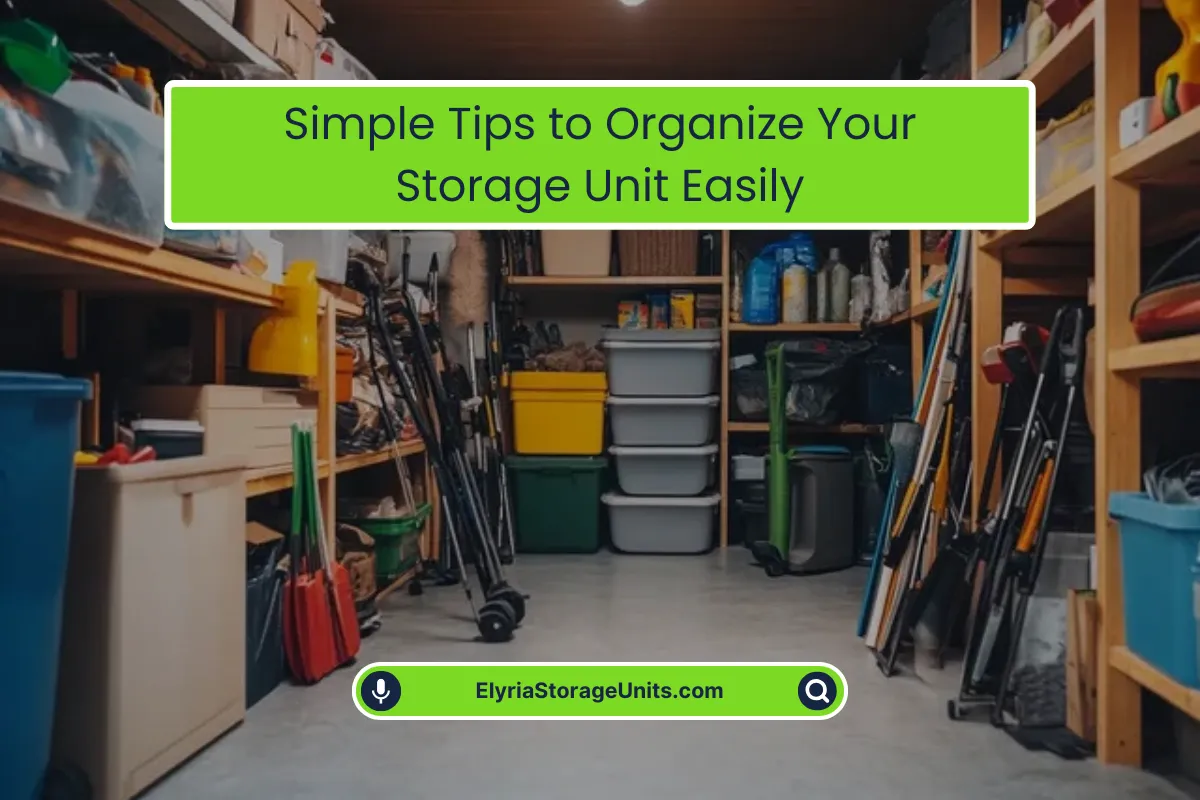 Tips to Organize Your Storage Unit Easily Tips to Organize Your Storage Unit Easily