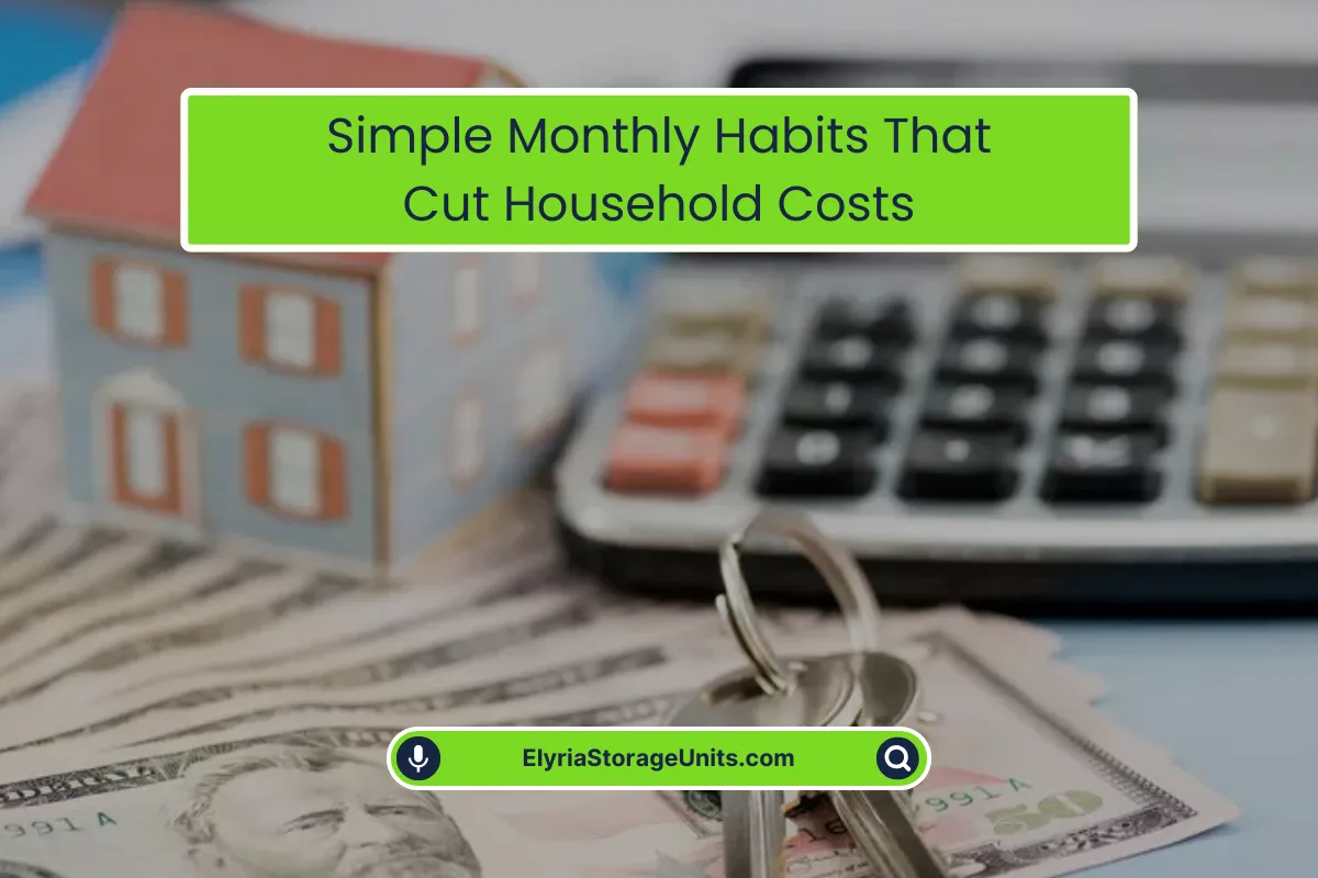 Monthly Habits That Cut Household Costs