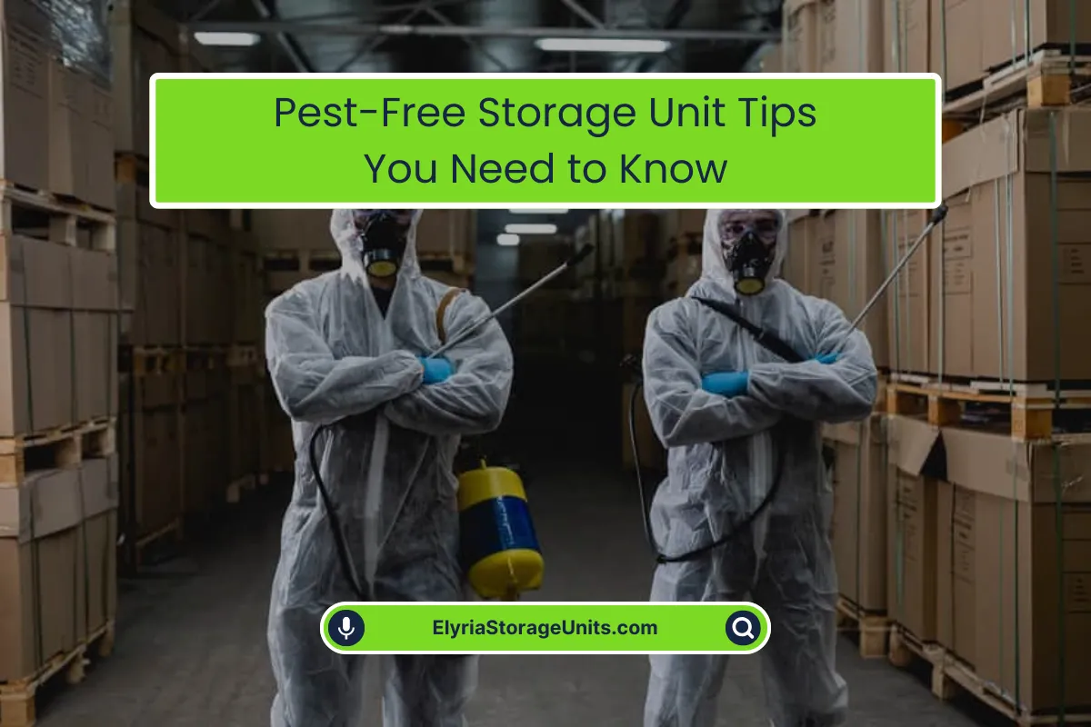 Pest-Free Storage Unit Tips You Need