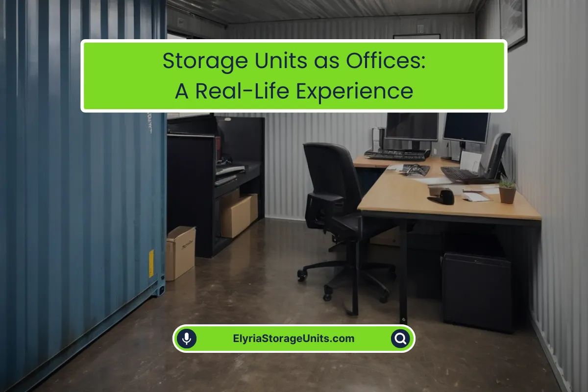 Storage Unit Offices The Weird Solution That Works