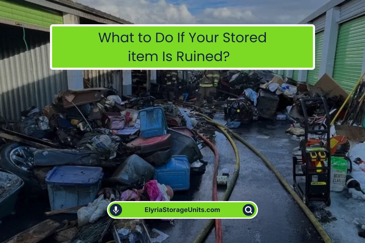 What to Do If Belongings in Storage Are Damaged